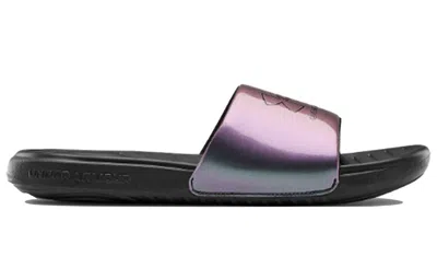 Under Armour Ansa Le Slide 'iridescent' In Black
