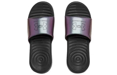 Under Armour Ansa Le Slide 'iridescent' In Black