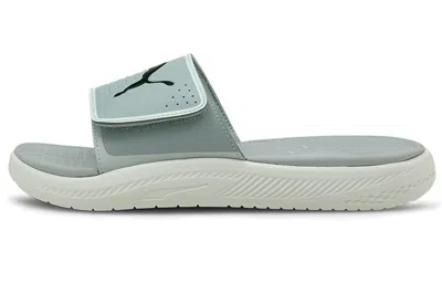 Puma Softride Slide 'quarry' In Gray
