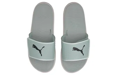 Puma Softride Slide 'quarry' In Gray