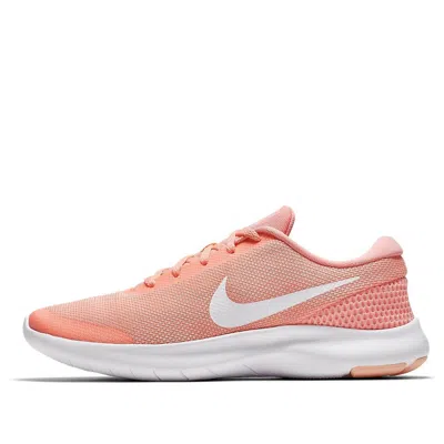 Nike (wmns)  Flex Experience Rn 7 Pink/white In Orange