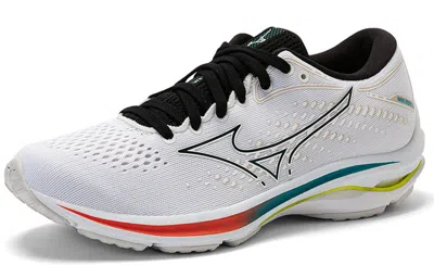 Mizuno Wave Rider 25 'white Black' In Multi
