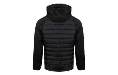Nike Stay Warm Solid Color Sports Training Hooded Padded Jacket Black