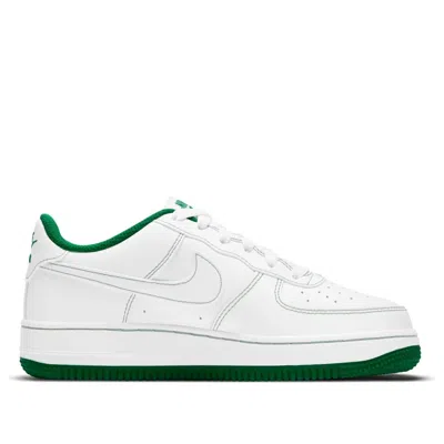 Nike (gs)  Air Force 1 '07 Low 'contrast Stitch - White Pine Green' In Multi