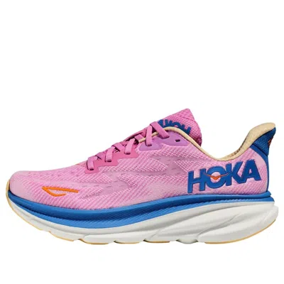 Hoka One One Clifton 9 Wide 'cyclamen' In Pink