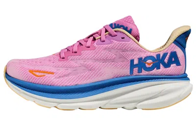 Hoka One One Clifton 9 Wide 'cyclamen' In Pink