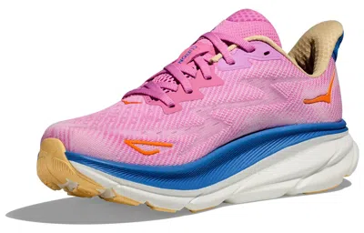Hoka One One Clifton 9 Wide 'cyclamen' In Pink