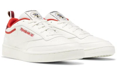 Reebok Club C 85 'chalk Legacy Red' In White