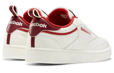 Reebok Club C 85 'chalk Legacy Red' In White
