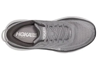 Hoka Bondi 7 Running Shoe In Gray