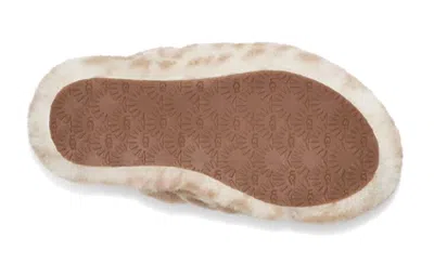 Ugg (ps)  Fluff Yeah Slide Panther Print Slipper 'white' In Neutral