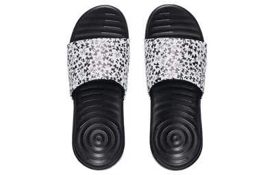 Under Armour Ansa Graphic Slide 'sketch' In Black