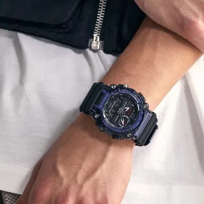 Casio G-shock Analog-digital 'purple' In Blue