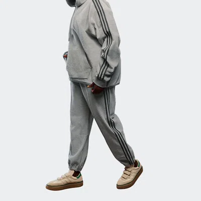Adidas Originals X Ivy Park Crossover Side Stripe Loose Pullover Gray