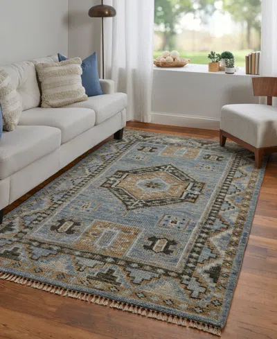 Feizy Fillmore 6935f 5'x8' Area Rug In Blue