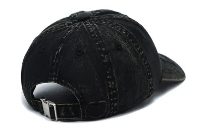 Li-ning Logo Denim Baseball Cap 'washed Black'