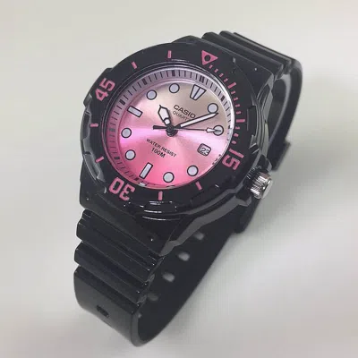 Casio Quartz Waterproof Sports Pink Gradient Pink Analog
