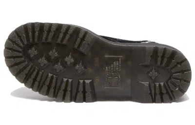 Dr. Martens Vegan Jadon Boot Max Crushed Velvet Platforms In Black