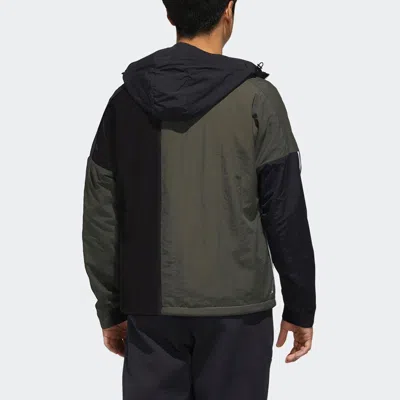 Adidas Originals Adidas O2 Wb Cb Fleece Lined Logo Casual Sports Hooded Jacket White In Gray