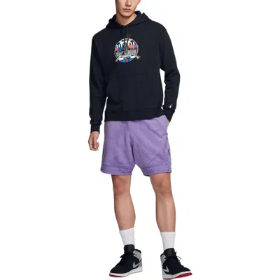Air Jordan Men's  Knit Sports Geometry Pattern Casual Black