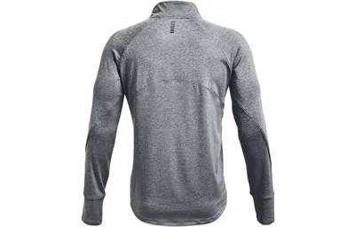 Under Armour Qualifier Run 2.0 1/2 Zip Sweatshirt 'pitch Grey' In Gray