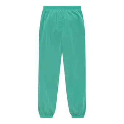 Essentials Fear Of God  Ss24 Crinkle Nylon Track Pants 'mint Leaf' In Green
