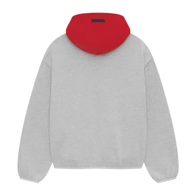 Essentials Fear Of God  X Nba Bulls Hoodie 'light Heather' In Gray