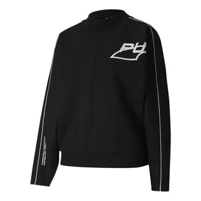 Puma (wmns)  Evide Logo Printing Round-neck Sweatshirt Black