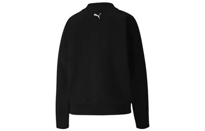 Puma (wmns)  Evide Logo Printing Round-neck Sweatshirt Black