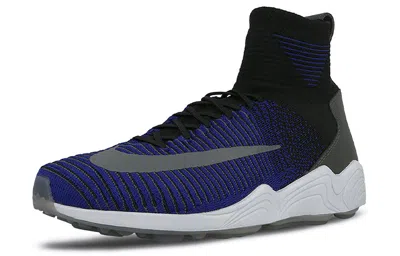 Nike Zoom Mercurial 11 Flyknit 'black Deep Royal Blue'