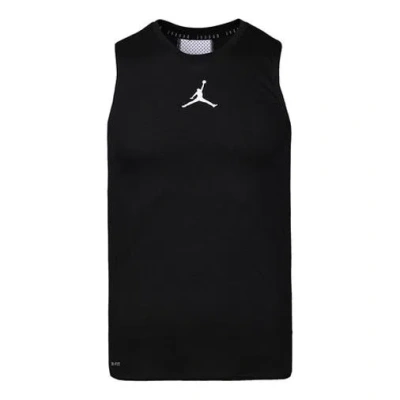 Air Jordan Air Logo Printing Breathable Basketball Vest Black