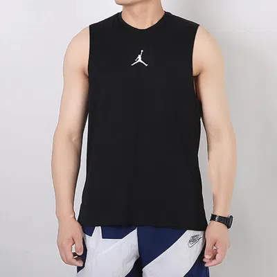 Air Jordan Air Logo Printing Breathable Basketball Vest Black