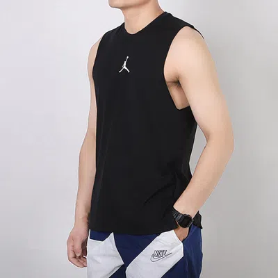 Air Jordan Air Logo Printing Breathable Basketball Vest Black