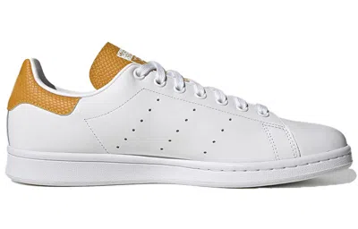 Adidas Originals Adidas Stan Smith 'snakeskin - Legacy Gold Yellow' In White