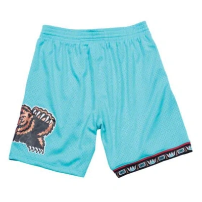 Mitchell & Ness "vancouver Grizzlies Road 1996-97" Swingman Shorts In Green