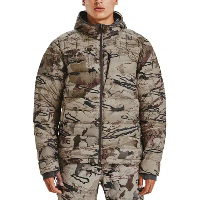 Under Armour Storm Ridge Reaper Down Hooded Jacket 'barren Camo' In Multi