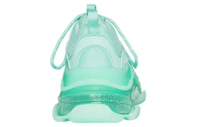 Balenciaga Triple S Sneaker 'clear Sole Mint' In Green