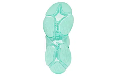 Balenciaga Triple S Sneaker 'clear Sole Mint' In Green
