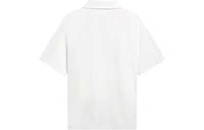 Li-ning Graphic Half Zip Polo Shirt 'white'