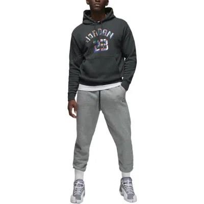 Air Jordan Zone 23 Hoodie 'black' In Blue