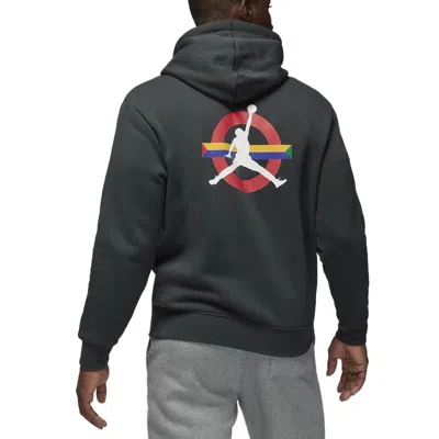 Air Jordan Zone 23 Hoodie 'black' In Blue