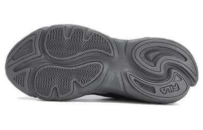 Fila (wmns)  Mars 1s Breathable Retro Sneakers 'grey Black' In Gray