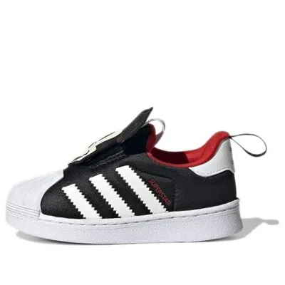Adidas Originals (td) Adidas Disney X Superstar 360 'mickey Mouse' In Black