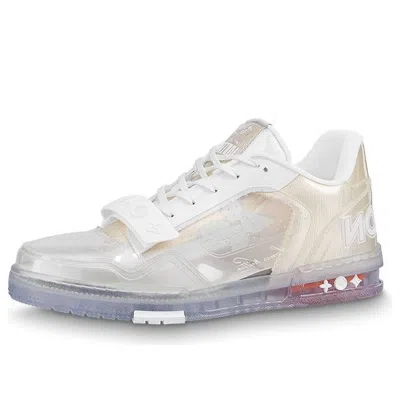 Pre-owned Louis Vuitton Lv Trainers 'transparent' In White