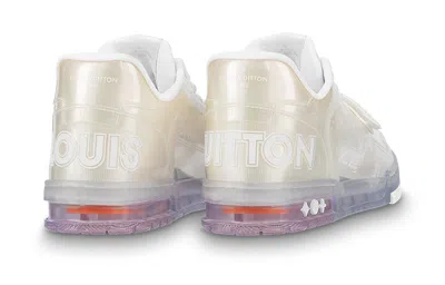 Pre-owned Louis Vuitton Lv Trainers 'transparent' In White
