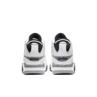 Air Jordan (gs)  Dub Zero 'white Cement' In Animal Print
