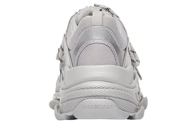 Balenciaga Triple S Sneaker 'silver Metallic' In Gray