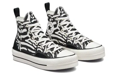 Converse (wmns)  Chuck Taylor All Star Lift Platform High 'animal Mix' In Black