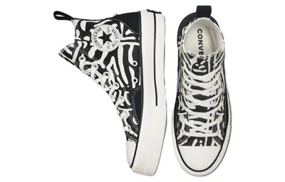 Converse (wmns)  Chuck Taylor All Star Lift Platform High 'animal Mix' In Black