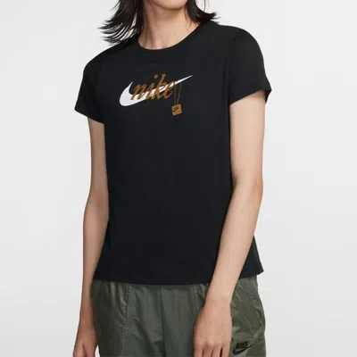 Nike (wmns)  Sportswear Round Neck Short Sleeve Black